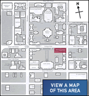 map of Hamilton Hall area